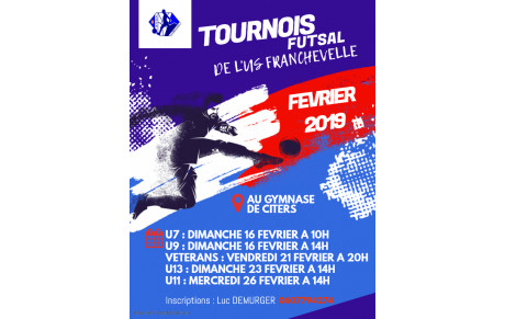 Tournois futsal de février 