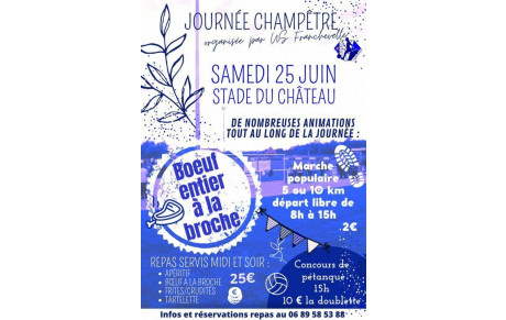 JOURNÉE CHAMPÊTRE, SAMEDI 25 JUIN